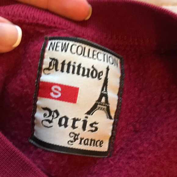 Paris France Crew Neck - Picture 3 of 3